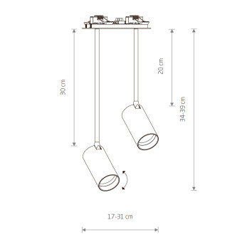 Спот Nowodvorski Mono Surface Long Black/Brass 7743