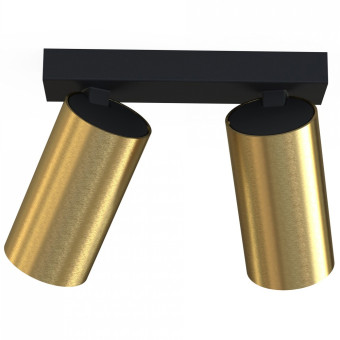 Накладной светильник спот Nowodvorski Mono Black/Brass 7782