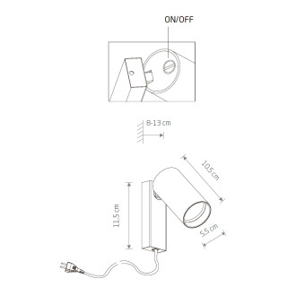Накладной светильник спот Nowodvorski Mono Black 7786