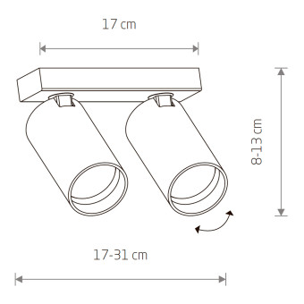 Накладной светильник спот Nowodvorski Mono White 7810