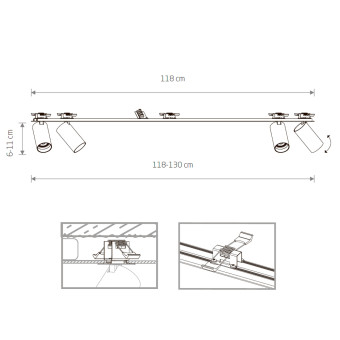 Спот Nowodvorski Mono Surface Black 7836