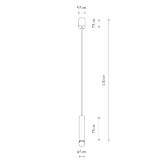 Подвесной светильник Nowodvorski Baton Black 7852