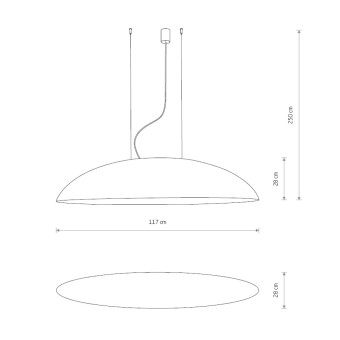 Люстра подвесная Nowodvorski Canoe White/Gold 7927