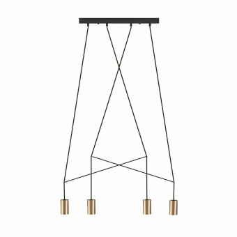 Подвесная люстра Nowodvorski Imbria Brass/Black 7957