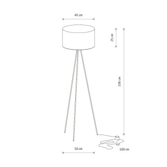 Торшер Nowodvorski Cadilac Gray 7992