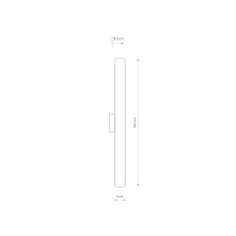 Настенный светильник Nowodvorski Серия Ice Tube Led S (Айс Тьюб Лед S) Цвет Chrome Хром) арт. 8118
