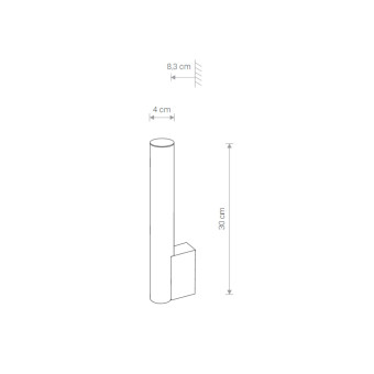 Настенный светильник Nowodvorski Серия Ice Tube Led S (Айс Тьюб Лед S) Цвет Chrome Хром) арт. 8121
