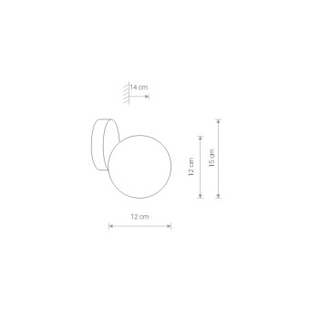 Настенный светильник Nowodvorski Ice Ball Brass 8126