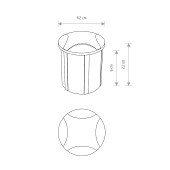 Встраиваемый светильник Nowodvorski Pat Led Black 8162