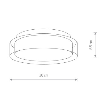 Потолочный cветильник Nowodvorski Pan Led Chrome 8173