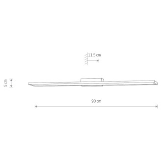 Подсветка для зеркал Nowodvorski Lath Led Chrome 8175