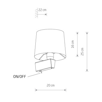 Настенный светильник  Nowodvorski Chillin Gray 8200