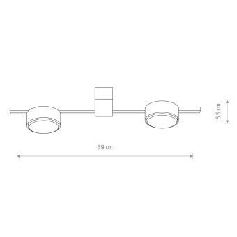 Потолочный cветильник Nowodvorski Pills Black 8264