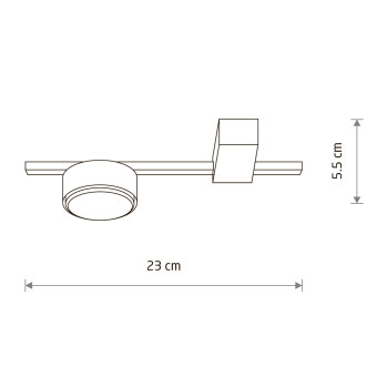 Потолочный cветильник Nowodvorski Pills Black 8266