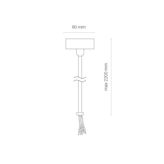 Подвесной комплект для трехфазной трековой системы Nowodvorski Ctls Power Supply White 8284
