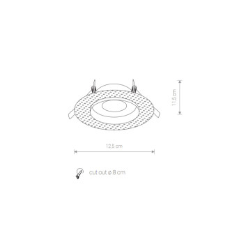 Встраиваемый светильник Nowodvorski Echo White 8371