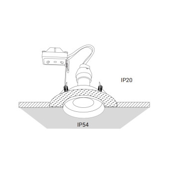 Встраиваемый светильник Nowodvorski Echo Black 8372