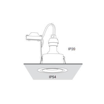 Встраиваемый светильник Nowodvorski Foxtrot Black 8374