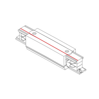 Коннектор для трехфазной трековой системы прямой Nowodvorski Ctls Power Black 8708