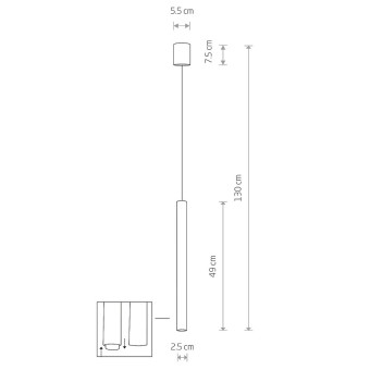 Подвесной светильник Nowodvorski Laser 490 Black 8797