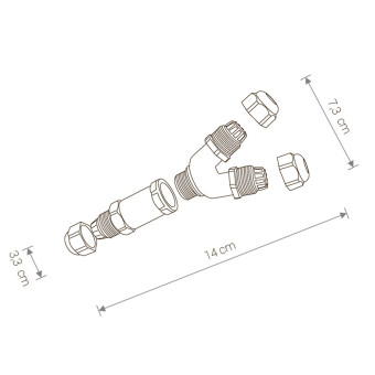 Коннектор Nowodvorski Accessories Black 8846
