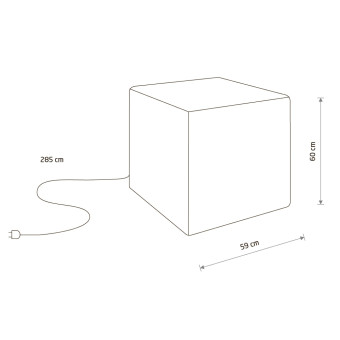 Ландшафтный светильник Nowodvorski Cumulus Cube White 8965