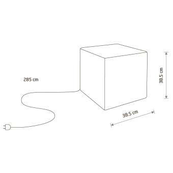 Ландшафтный светильник Nowodvorski Cumulus Cube White 8966