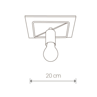 Потолочный cветильник Nowodvorski Coba Dark Wood/Black 9042