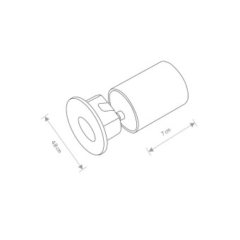 Встраиваемый светодиодный светильник Nowodvorski Oia Led White 9103