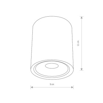 Уличный потолочный светодиодный светильник Nowodvorski Edesa Led White 9108