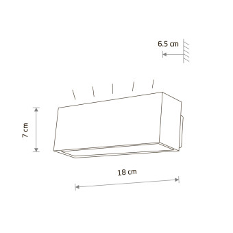 Уличный настенный светодиодный светильник Nowodvorski Unit Led Black (Cерия Unit Led, Цвет Черный) арт. 9122