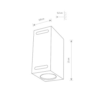 Уличный настенный светильник Nowodvorski Assos Black 9124