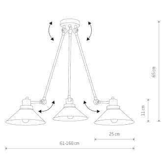 Потолочный cветильник Nowodvorski Techno Black/White 9142