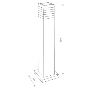 Уличный светильник Nowodvorski Oir Black 9158