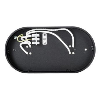 Накладной светильник Nowodvorski Oval Black 9240