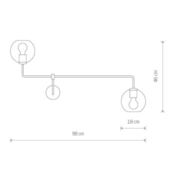 Бра Nowodvorski Monaco Black 9362