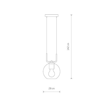 Подвесной светильник Nowodvorski Monaco Black 9364