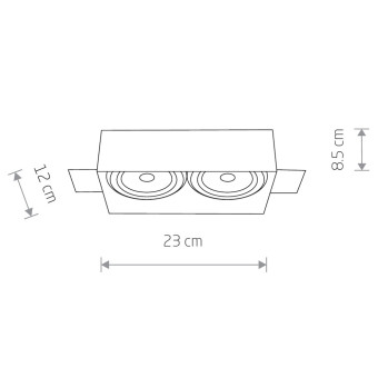 Встраиваемый светильник Nowodvorski Mod Plus White 9407