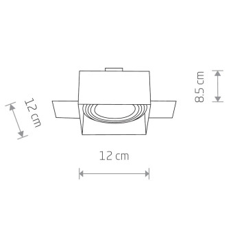 Встраиваемый светильник Nowodvorski Mod Plus White 9408