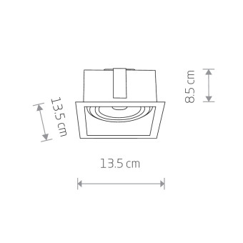 Встраиваемый светильник Nowodvorski Mod Black 9417
