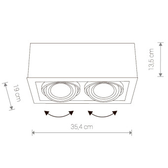 Встраиваемый светильник Nowodvorski Box Black 9470