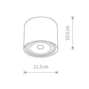 Накладной светильник Nowodvorski Bit White 9482