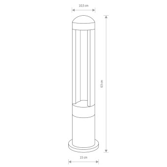 Уличный светодиодный светильник Nowodvorski Monterrey Led Black 9507