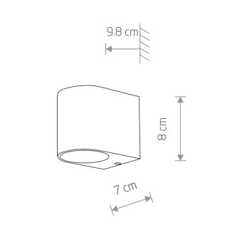 Уличный настенный светильник Nowodvorski Arris Silver 9516