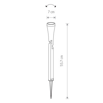 Ландшафтный светильник Nowodvorski Ottawa Graphite 9561