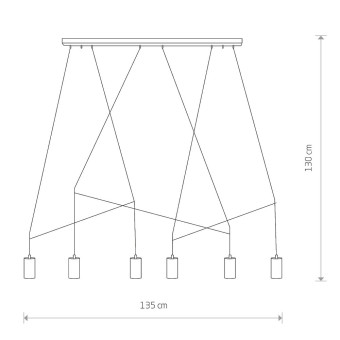 Подвесная люстра Nowodvorski Imbria Black 9675