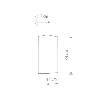 Настенный светильник Nowodvorski Bergen White 9706