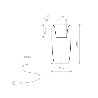 Ландшафтный светильник Nowodvorski Flowerpot White 9712