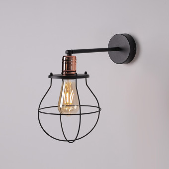 Бра Nowodvorski Manufacture Black/Copper 9742