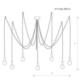 Подвесной светильник Nowodvorski Spider White 9743